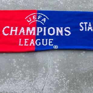 Uefa Champions League Official Licensed Olympiacos Bordeaux Match Scarf like new