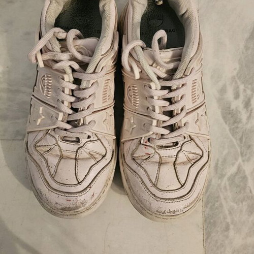 Chiara Ferragni CF-1 pink sneakers used, size 38