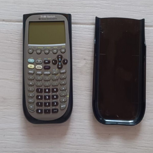 Texas Instruments TI-89 Titanium calculator used, advanced math functions