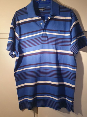 Greenland short-sleeve shirt used, blue, XXL