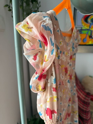 Long spring dress like new, multicolored, size S