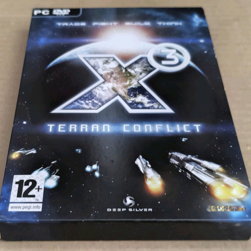 X3 Terran Conflict PC DVD-ROM like new, Deep Silver