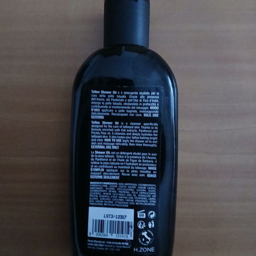 H.Zone Essential 4 Tattoo Shower Oil 200ml new tattoo care oil
