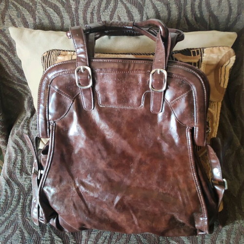 Brown handbag like new