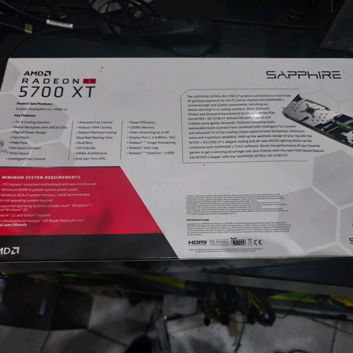 Redaon 5700 Xt graphics card like new