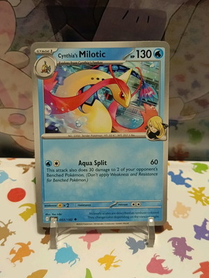 Cynthia's Milotic like new (DRI 053) Destined Rivals singles