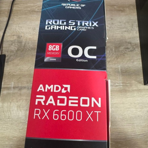 ASUS Radeon RX 6600 XT ROG Strix OC Gaming 8GB GDDR6 graphics card new