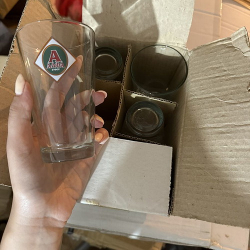 Alpha Beer Glasses 0.3L pack of 6 new