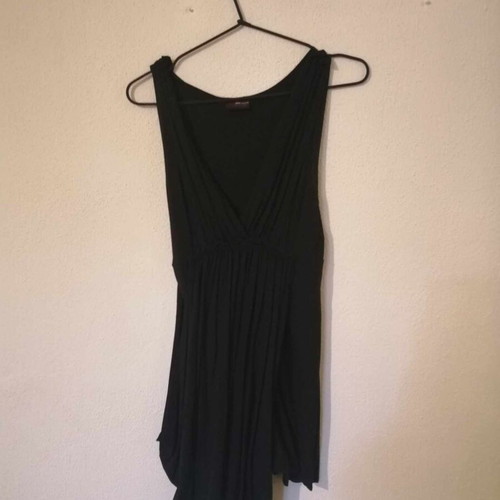 Black short dress used, size S