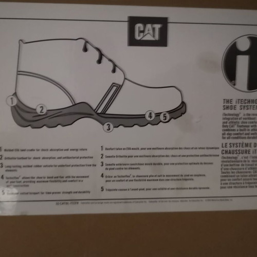 Caterpillar Kenzie ST P90392 women's boots used, safety shoes steel toe
