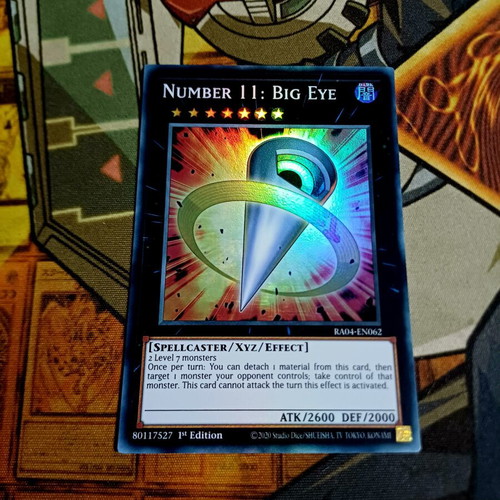Number 11: Big Eye Yu-Gi-Oh! card near mint