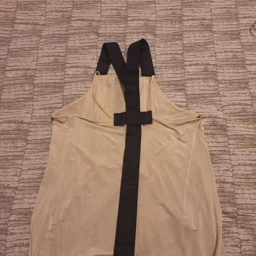 Evening blouse one size like new, beige