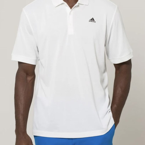 Adidas Golf Solid polo shirt used, XL, white
