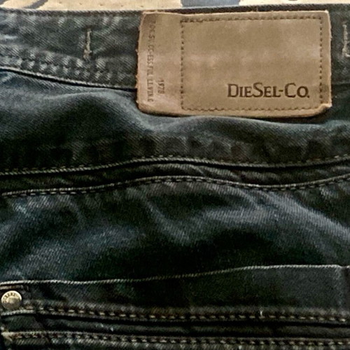 Diesel Krayver Black Denim Pants like new, size L