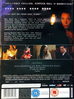 DVD THE AWAKENING THRILLER MOVIE WITH REBECCA HALL