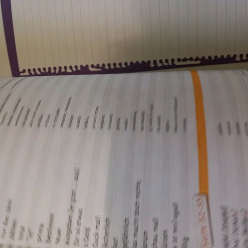 German language books used with notes