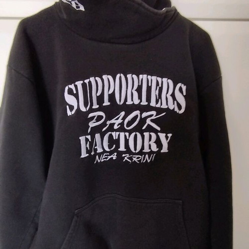 PAOK Supporters Factory sweatshirt, size XL, authentic
