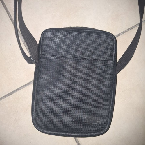 Lacoste shoulder bag black like new