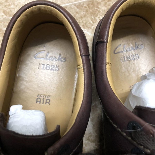 Clarks Nature II brown shoes used, size 45