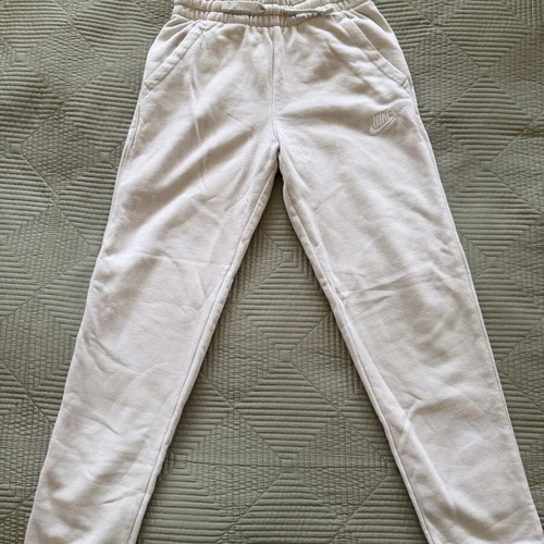 Nike kids sweatpants used, size M, beige