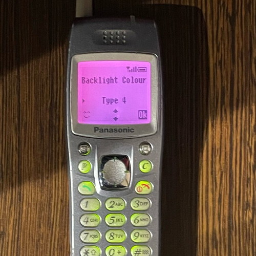 Panasonic GD-93 used phone with original charger and color display