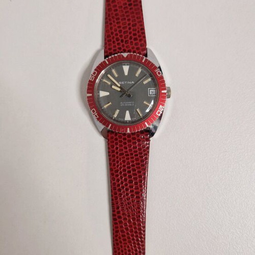 Vintage Betina automatic wristwatch '70s refurbished, Swiss made