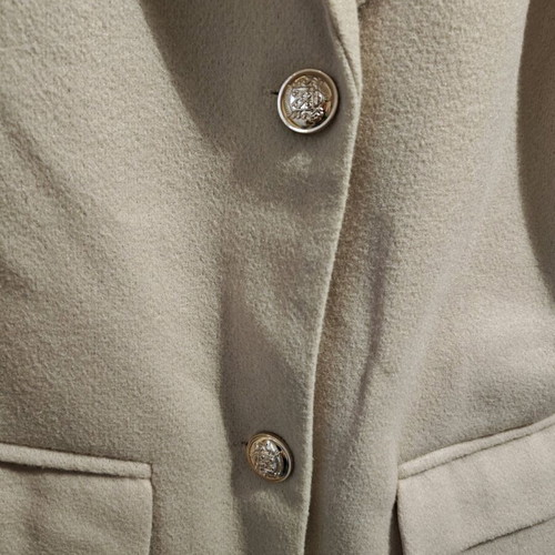 Women's beige coat like new, size M
