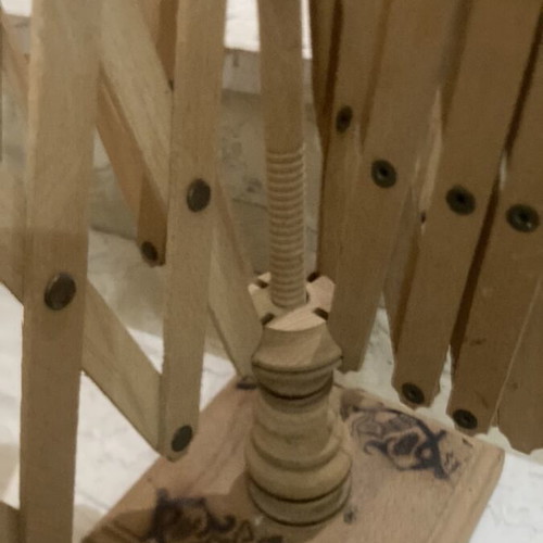Wooden folding yarn swift used for threads