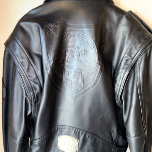Vintage Parasuco Leather Biker Jacket made in Canada, size L, like new