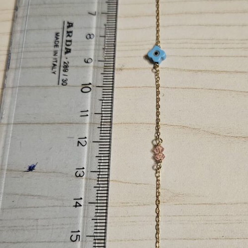 Bracelet made of 14K Italian gold like new, length 18.5 cm