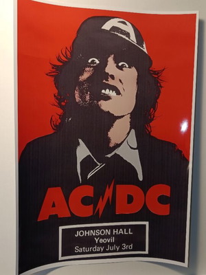 AC/DC A4 poster, glossy photo print