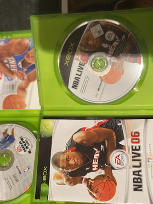 NBA Live 05 and 06 Xbox classic games CIB