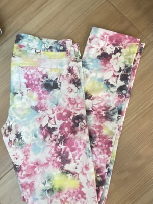 Tally Weill Summer Pants size S like new, multicolor cotton