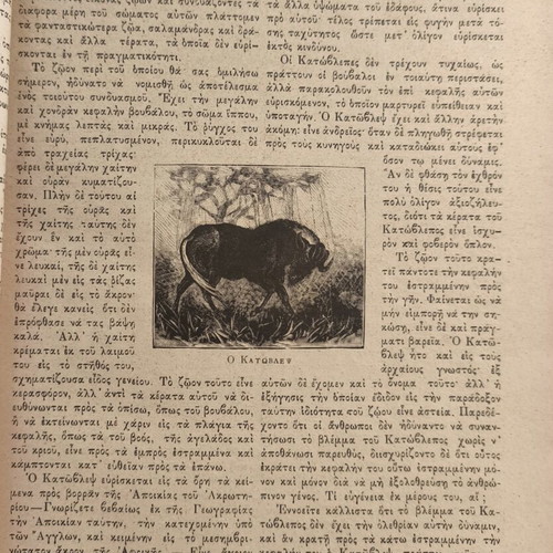 The Diaplasis Ton Paidon 1892 magazine used, historic Greek children's periodical