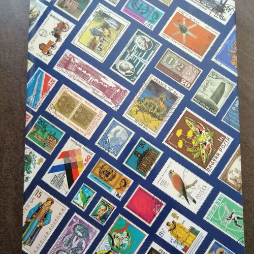 Stamp collection used, Greece and international thematic album