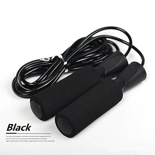 Jump Rope fitness rope black, new, 3m PVC