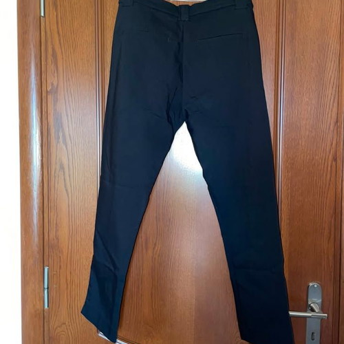 Bershka black fabric office pants like new, size 38