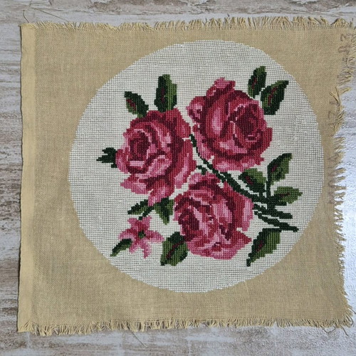 Rose Gobelins new, set of 2, size 28x28 cm
