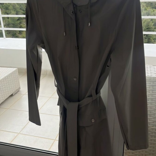 Rain raincoat like new, waterproof grey