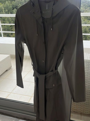 Rain raincoat like new, waterproof grey