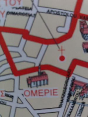 Cyprus book with 3 maps and brochures for religious and cultural tourism