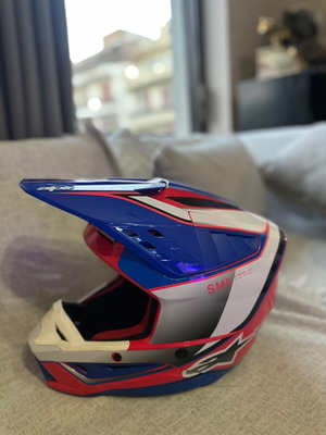 Κράνος Alpinestars SM5 Sail PK/BL μέγεθος M σαν καινούργιο