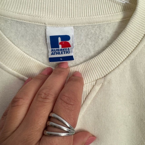 Russell Athletic sweatshirt new, beige, unisex