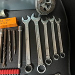 Toolbox with tools used, pack