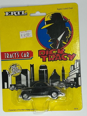 Ertl Disney 1990 Dick Tracy Tracy's Car καινούργιο