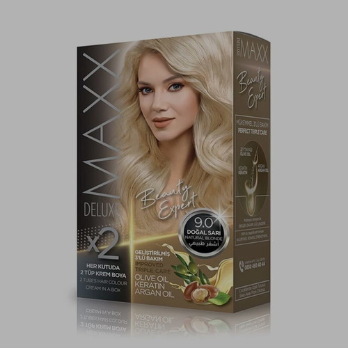 Hair Dye Light Blonde 9.0 with Olive Oil, Keratin and Argan Oil