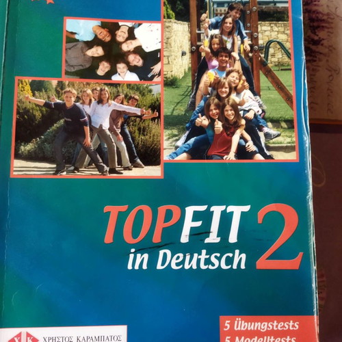 TopFit in Deutsch 2 German language book used