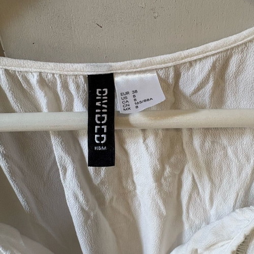 H&M dress like new, white, size M