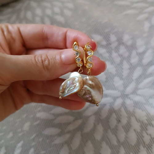 Earrings like new, unused