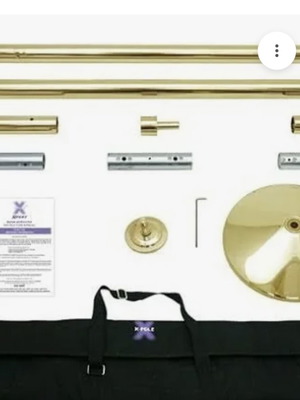 X-Pole XPert PRO Titanium Gold pole dancing pole 45mm